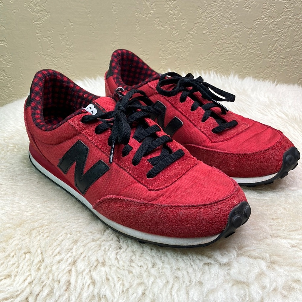 New Balance 410 Womens Red Sneakers